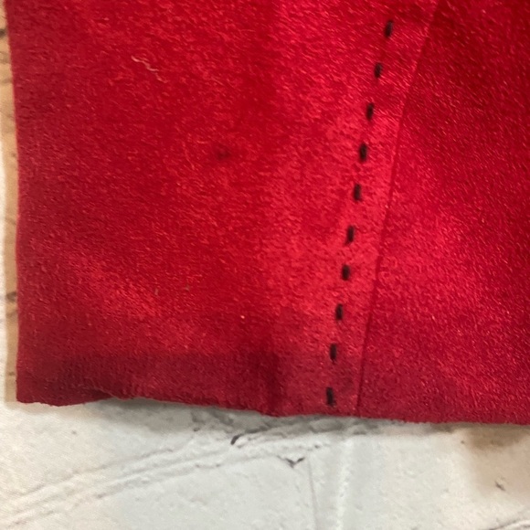 Alfred Dunner Womens Plus Size 16W Fully Lined Red Blazer Jacket - Picture 4 of 6